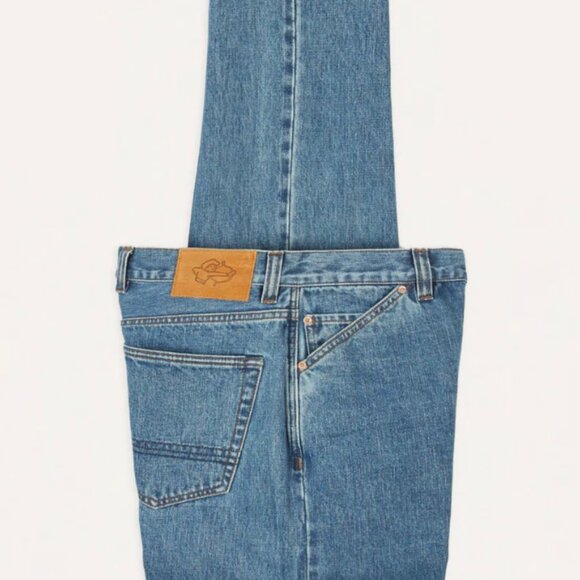 Drake's - Bleach Wash 14.2oz Japanese Selvedge Denim Five-Pocket Jeans - Size 29 - Picture 12 of 12